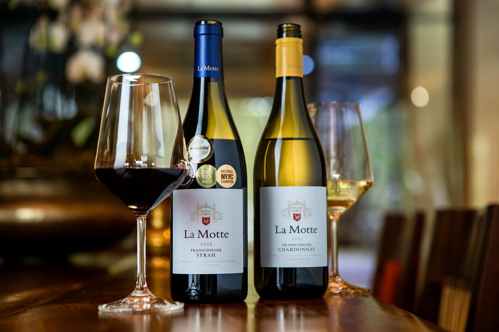 A Franschhoek Pair - La Motte Syrah and La Motte Chardonnay