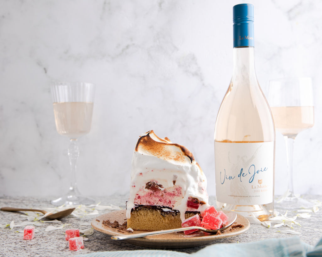 Turkish Delight, Raspberry and Rooibos Baked Alaska