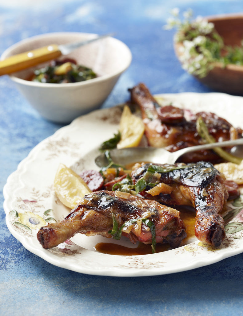 Chicken with sorrel and lemon – the ideal partner to La Motte Chardonnay