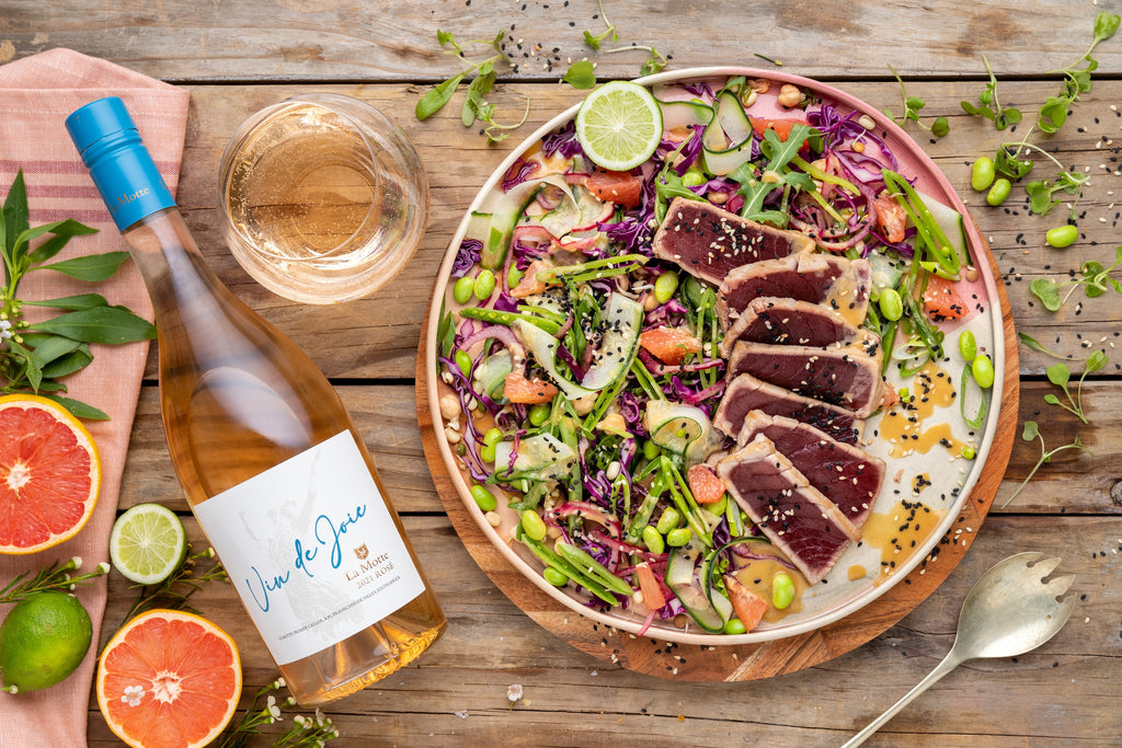 Seared Tuna Salad with Miso Dressing