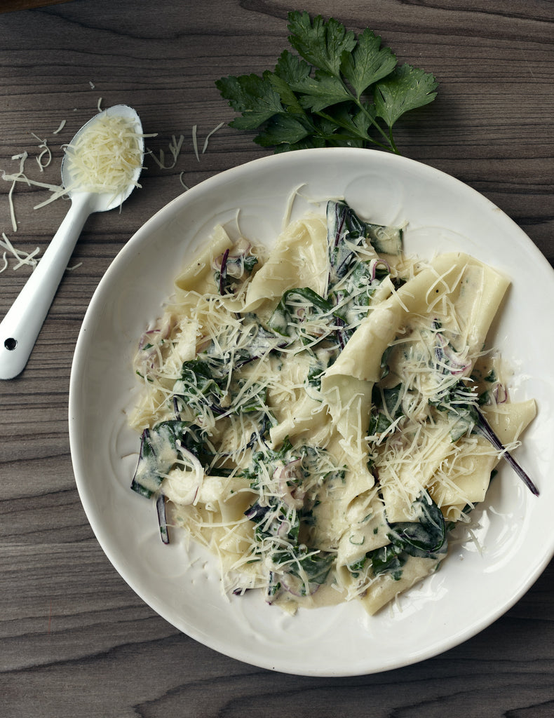 Pappardelle with Warmoes