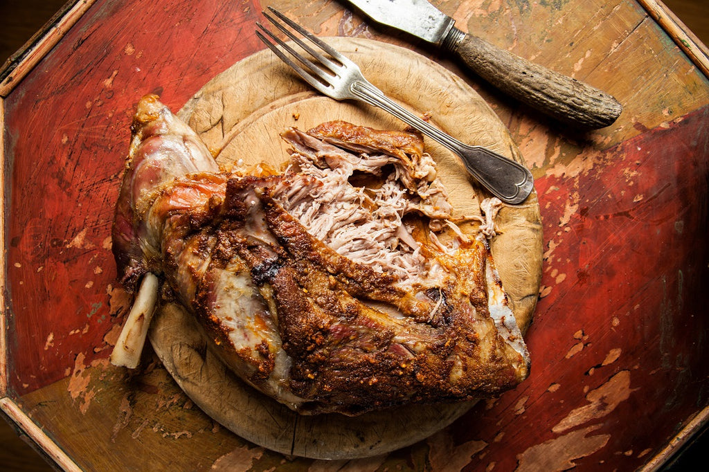 Braised shoulder of lamb and Cabernet Sauvignon - what winter dreams are made of...