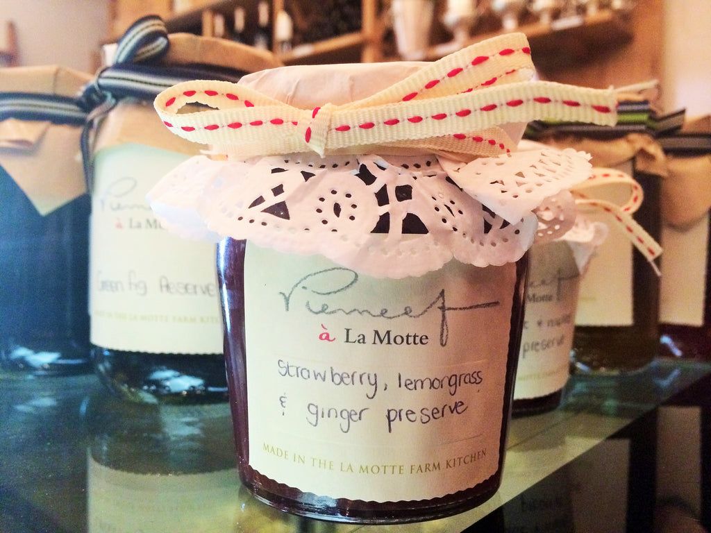 Strawberry, lemongrass & ginger jam