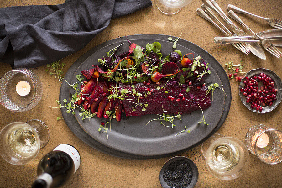 Recipe: Dill, beetroot and citrus-cured trout