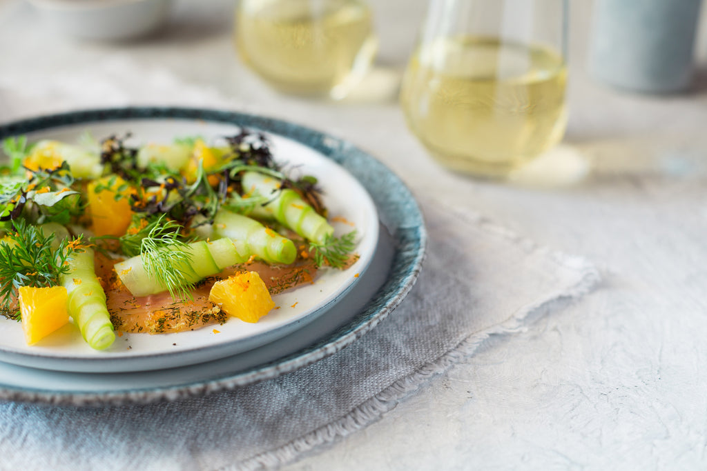 Citrus and Fennel Cured Franschhoek Trout