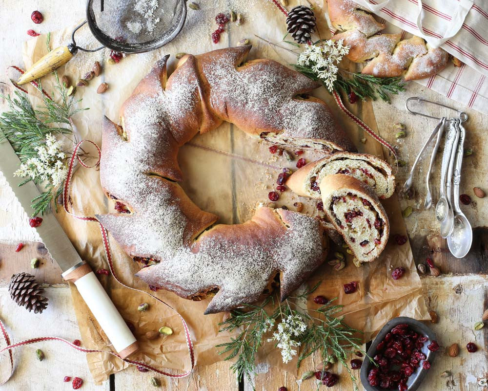 Festive Recipe: Christmas Wreath Bread