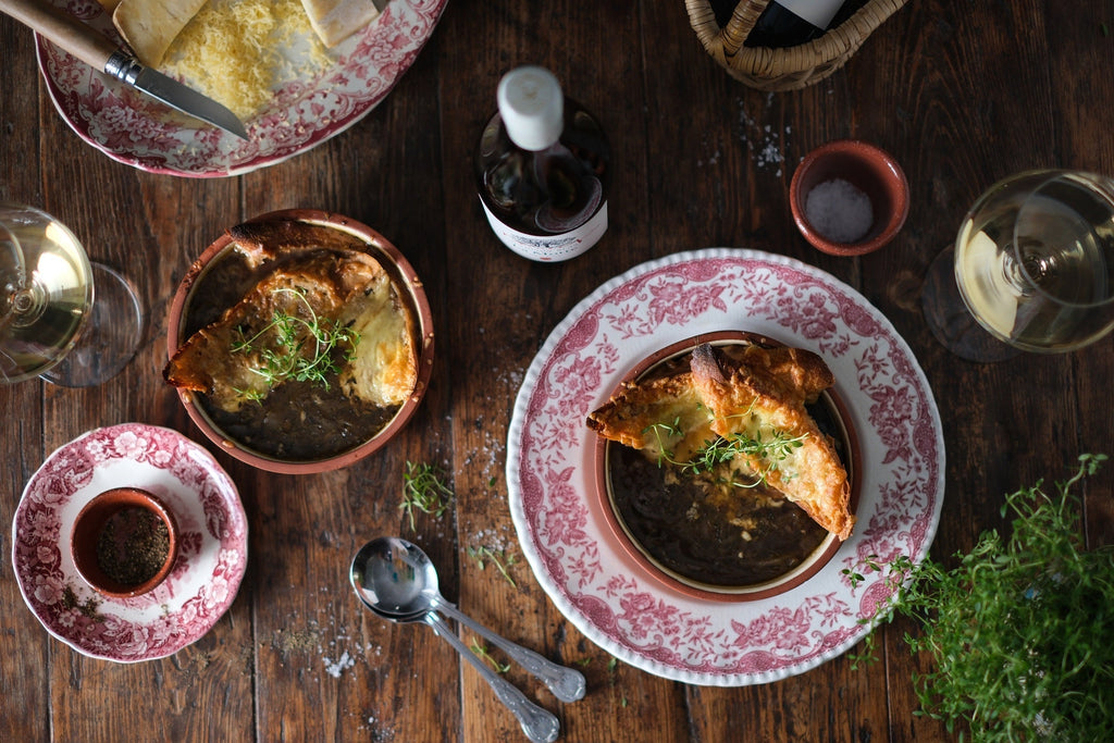 French Onion Soup with Bone Marrow