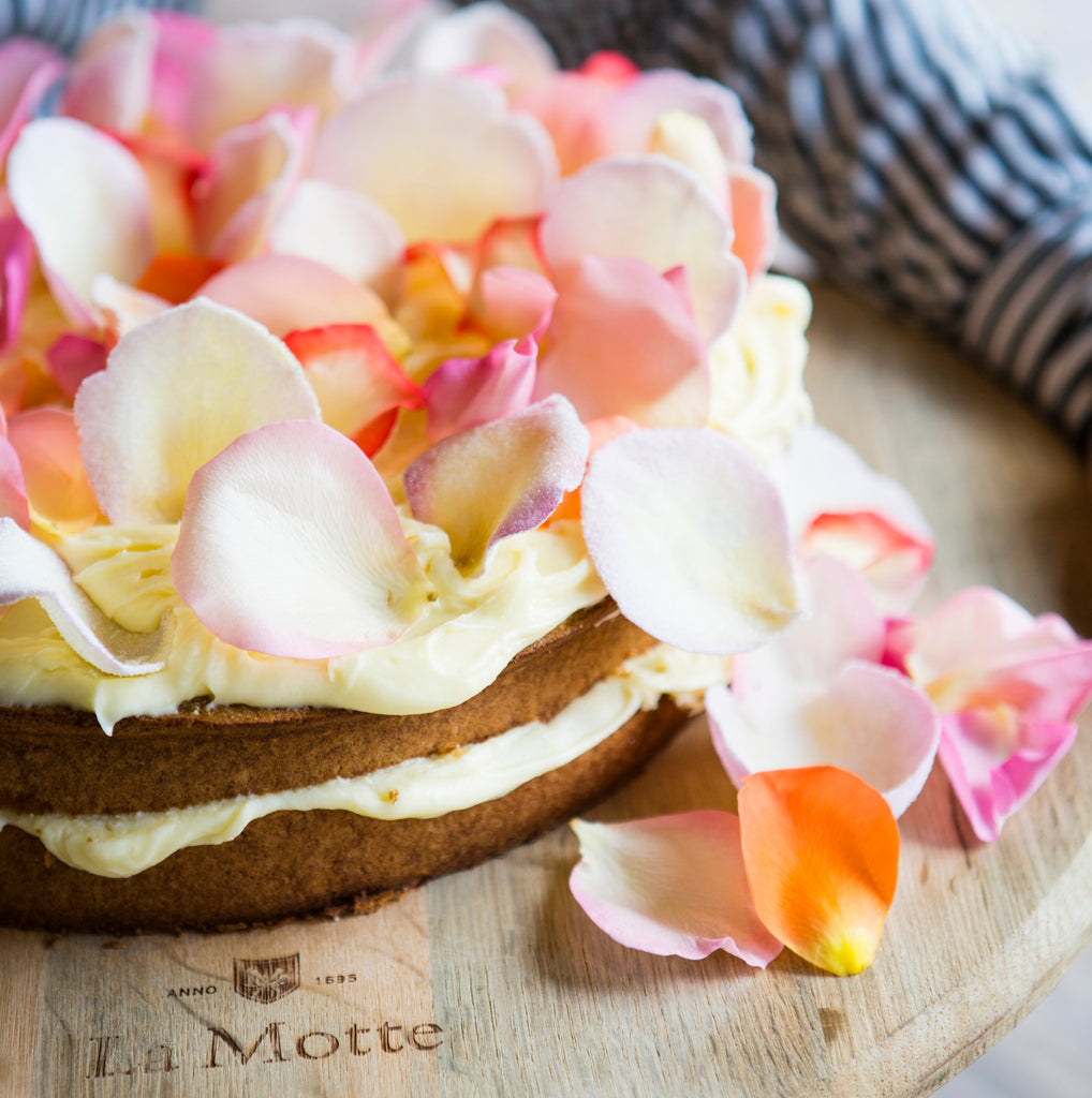 Almond & Rose Petal Cake Recipe