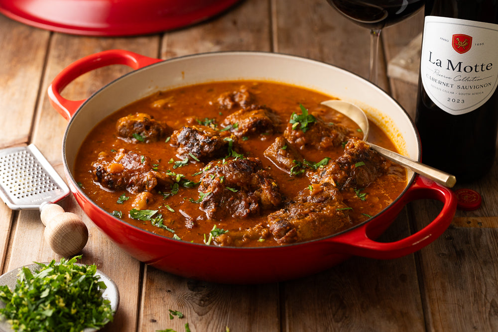 Oxtail Osso Buco with polenta & gremolata
