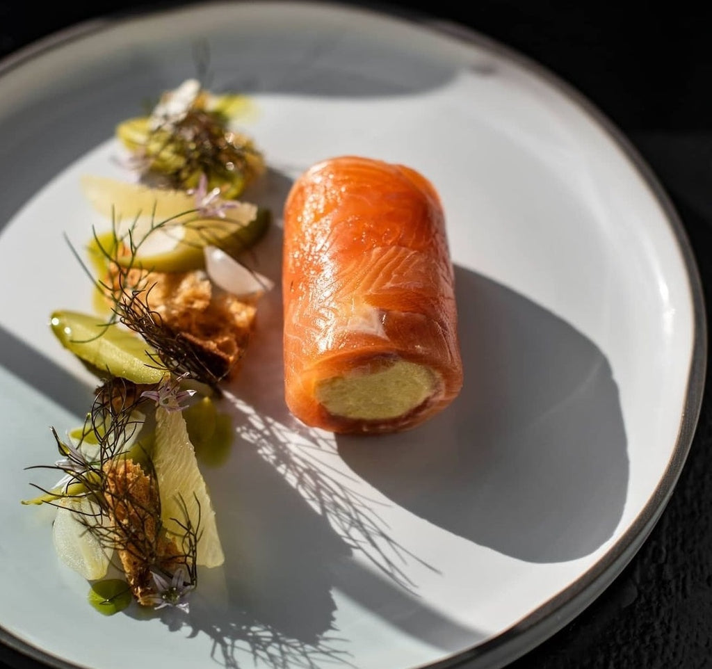 Chef's Recipe for Smoked trout with Horseradish Catalan