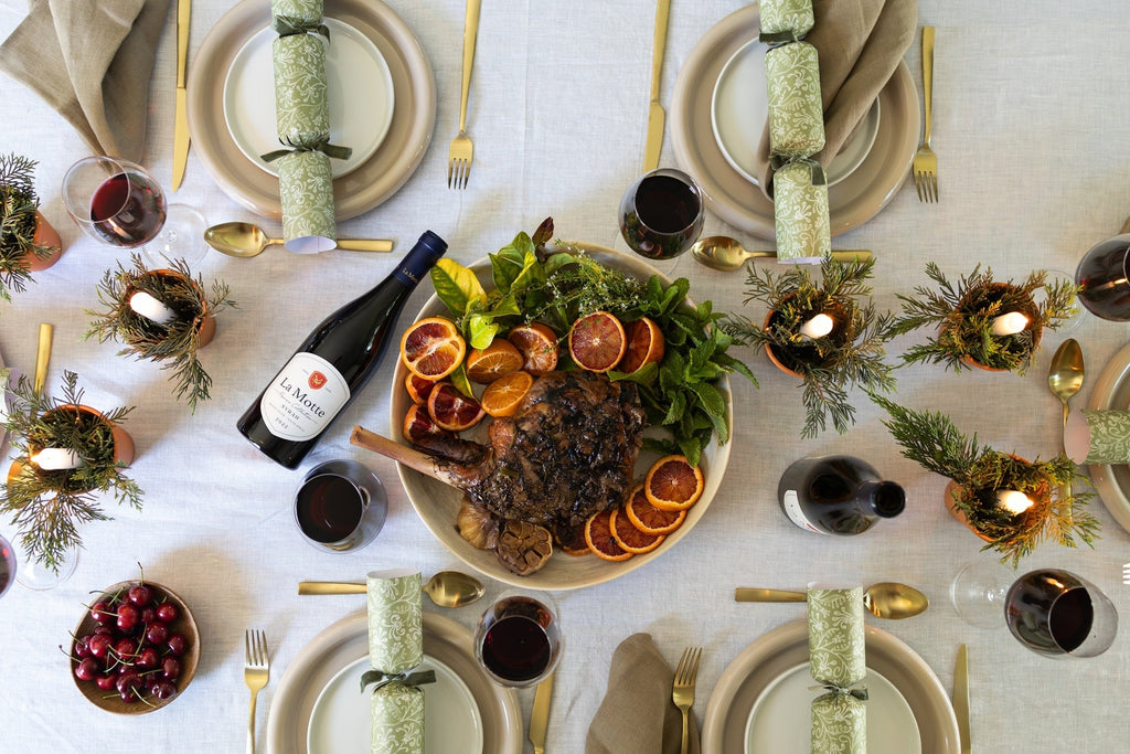 Blood Orange & Mint Roasted Leg of Lamb