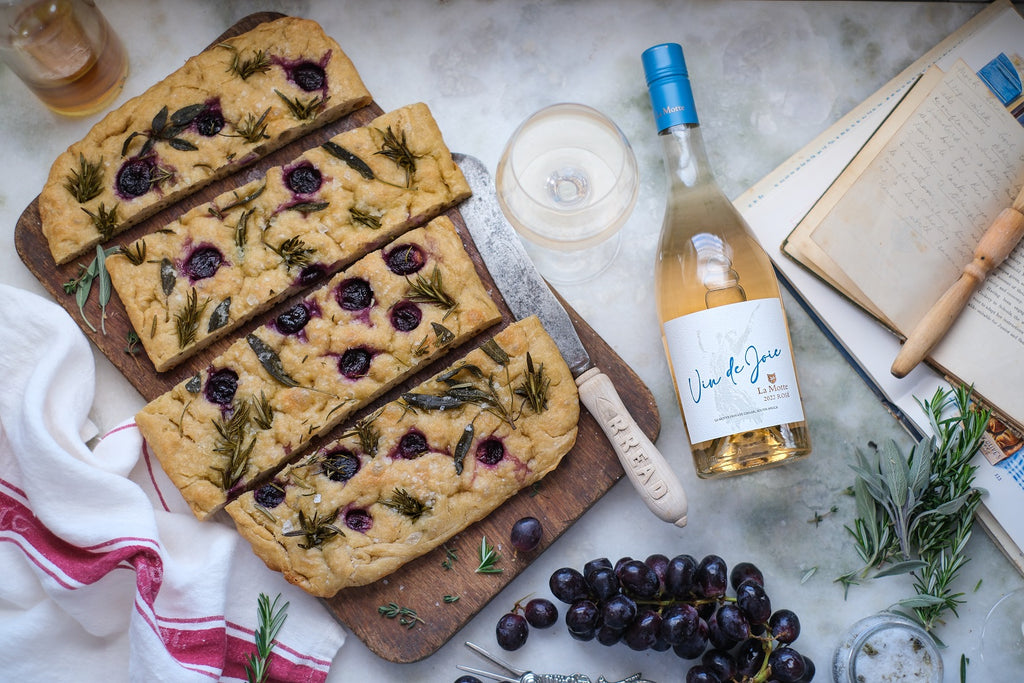 Red Grape and Herb Focaccia