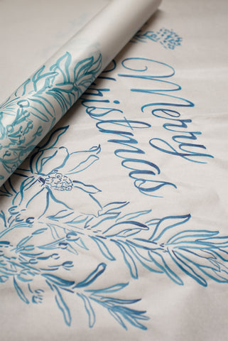 Christmas gift wrap painting at La Motte Ateljee: 18 December 2025